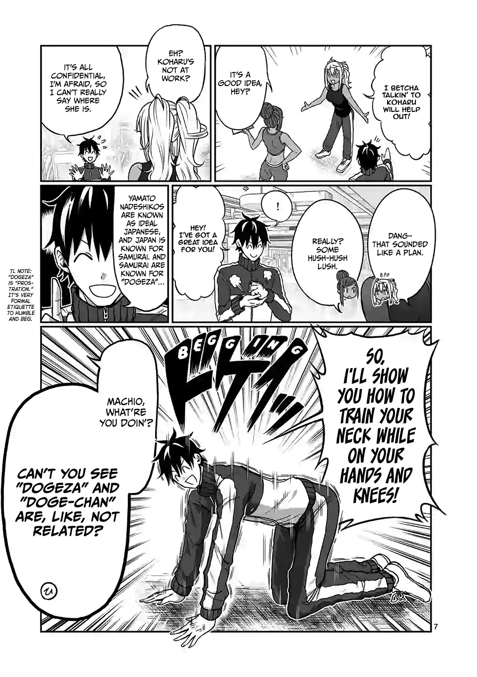 Danberu nan kiro moteru? Chapter 104 page 8 - Chapter 104: Neck Training