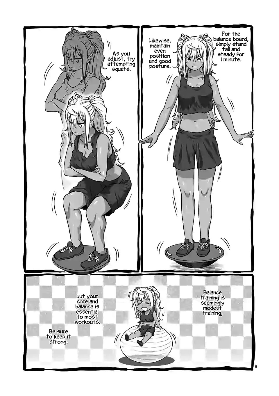 Danberu nan kiro moteru? Chapter 110 page 10 - Chapter 110: Balance Training