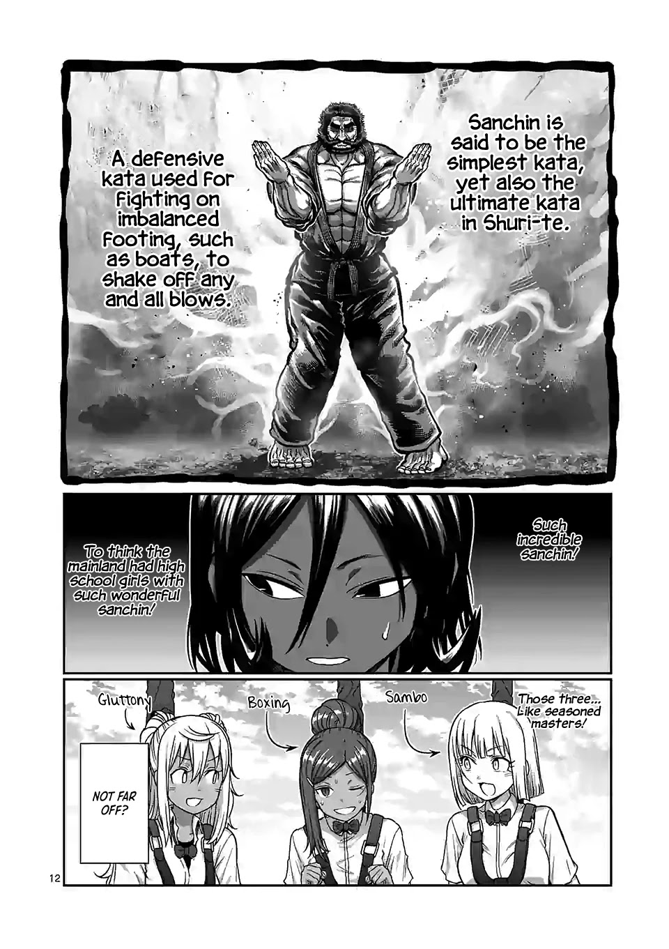 Danberu nan kiro moteru? Chapter 110 page 13 - Chapter 110: Balance Training