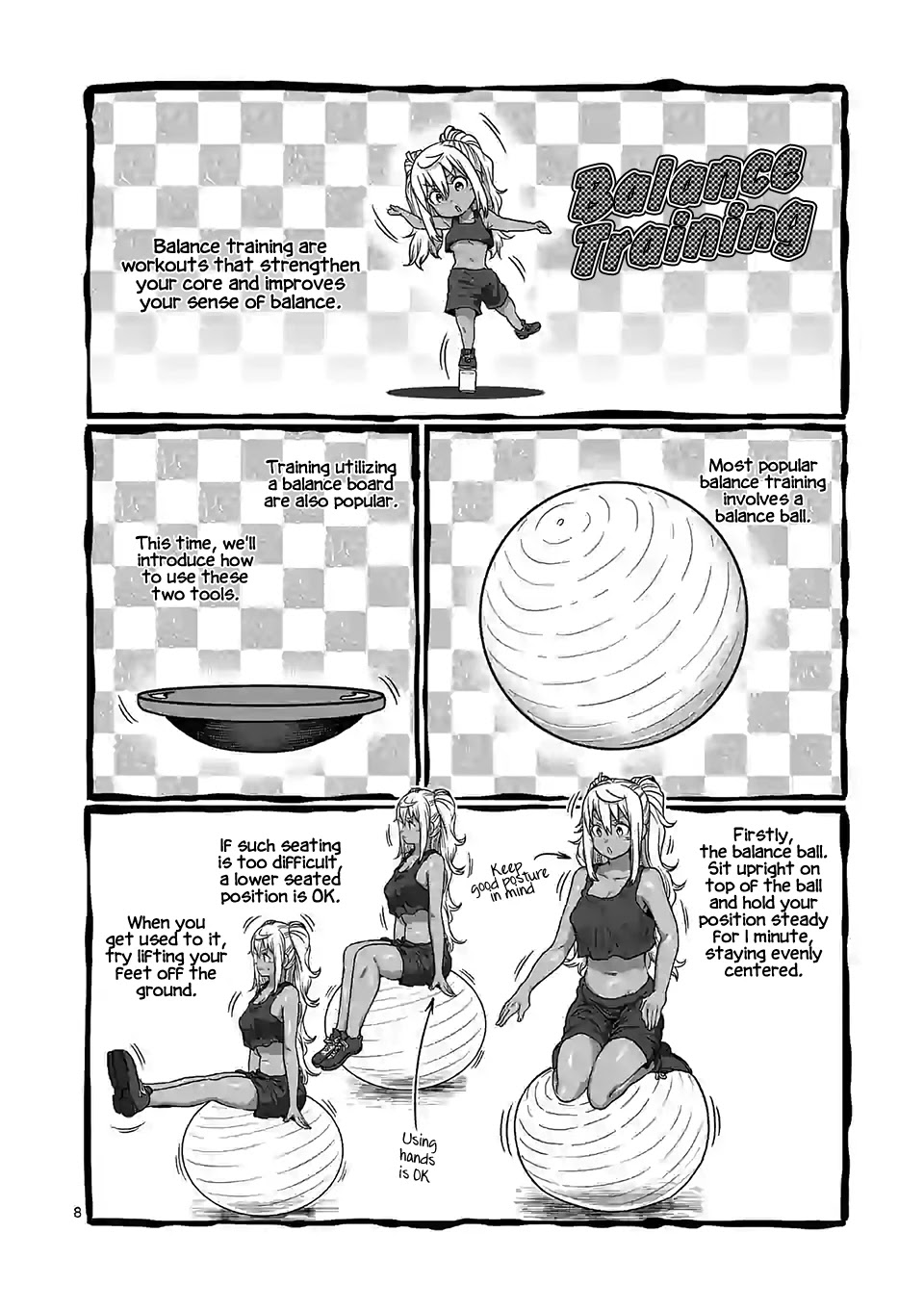 Danberu nan kiro moteru? Chapter 110 page 9 - Chapter 110: Balance Training