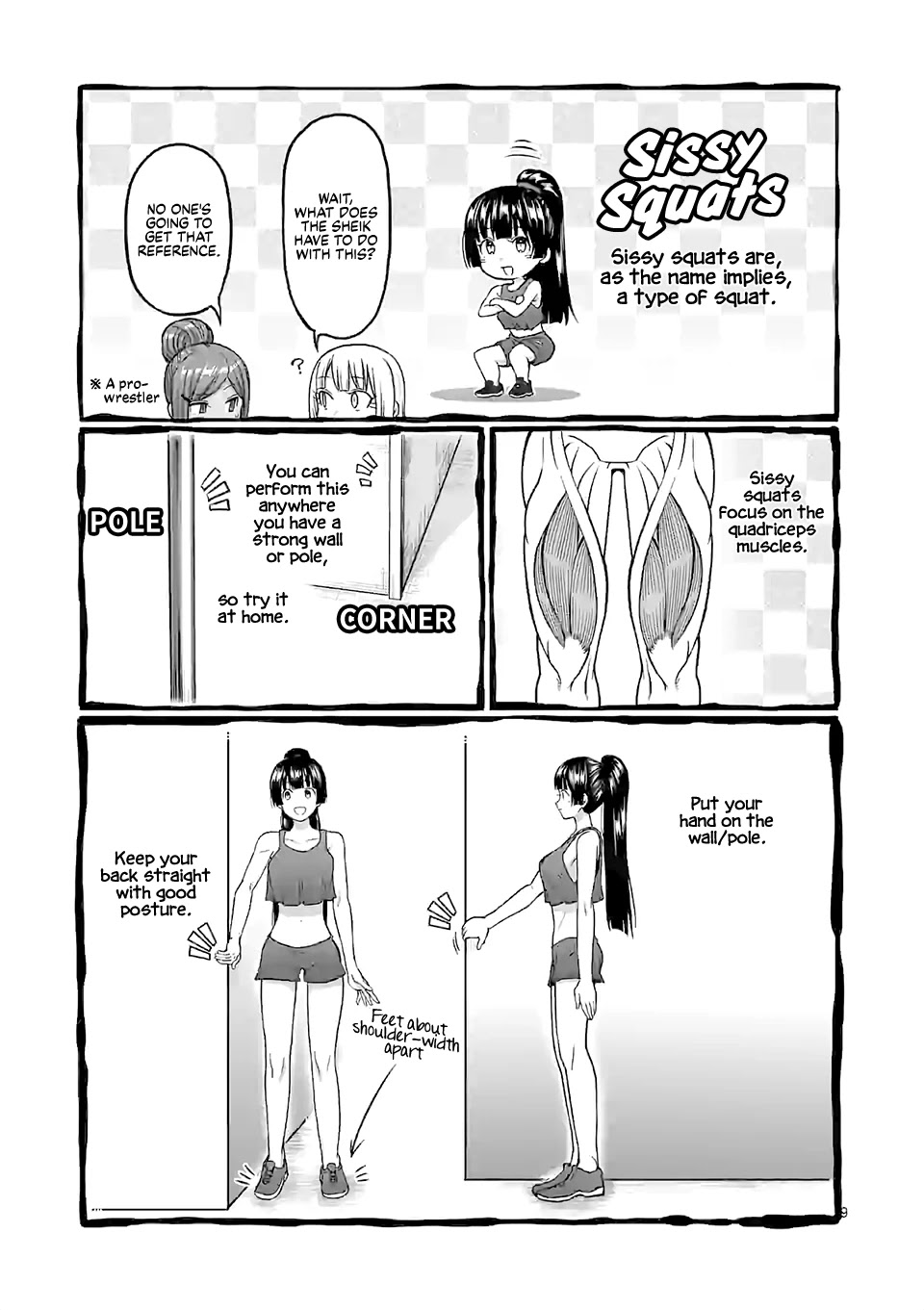 Danberu nan kiro moteru? Chapter 111 page 10 - Chapter 111: Sissy Squats