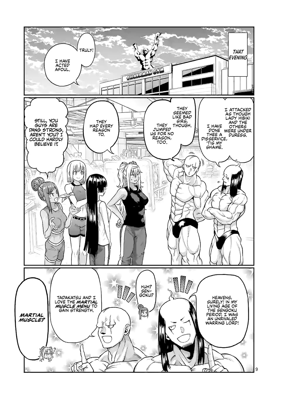 Danberu nan kiro moteru? Chapter 112 page 10 - Chapter 112: Martial Muscle Menu: Back