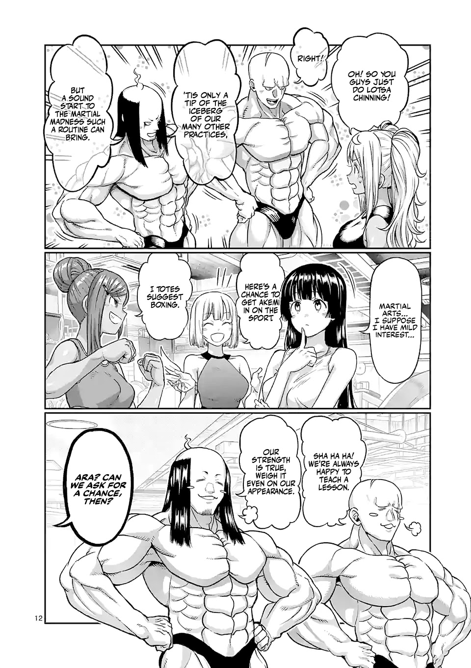 Danberu nan kiro moteru? Chapter 112 page 13 - Chapter 112: Martial Muscle Menu: Back