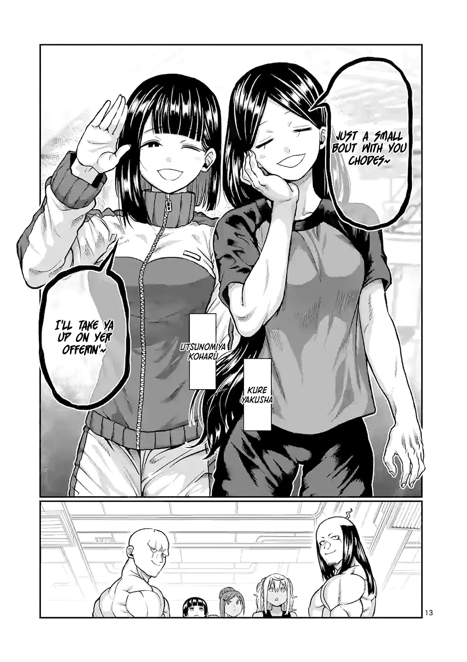 Danberu nan kiro moteru? Chapter 112 page 14 - Chapter 112: Martial Muscle Menu: Back