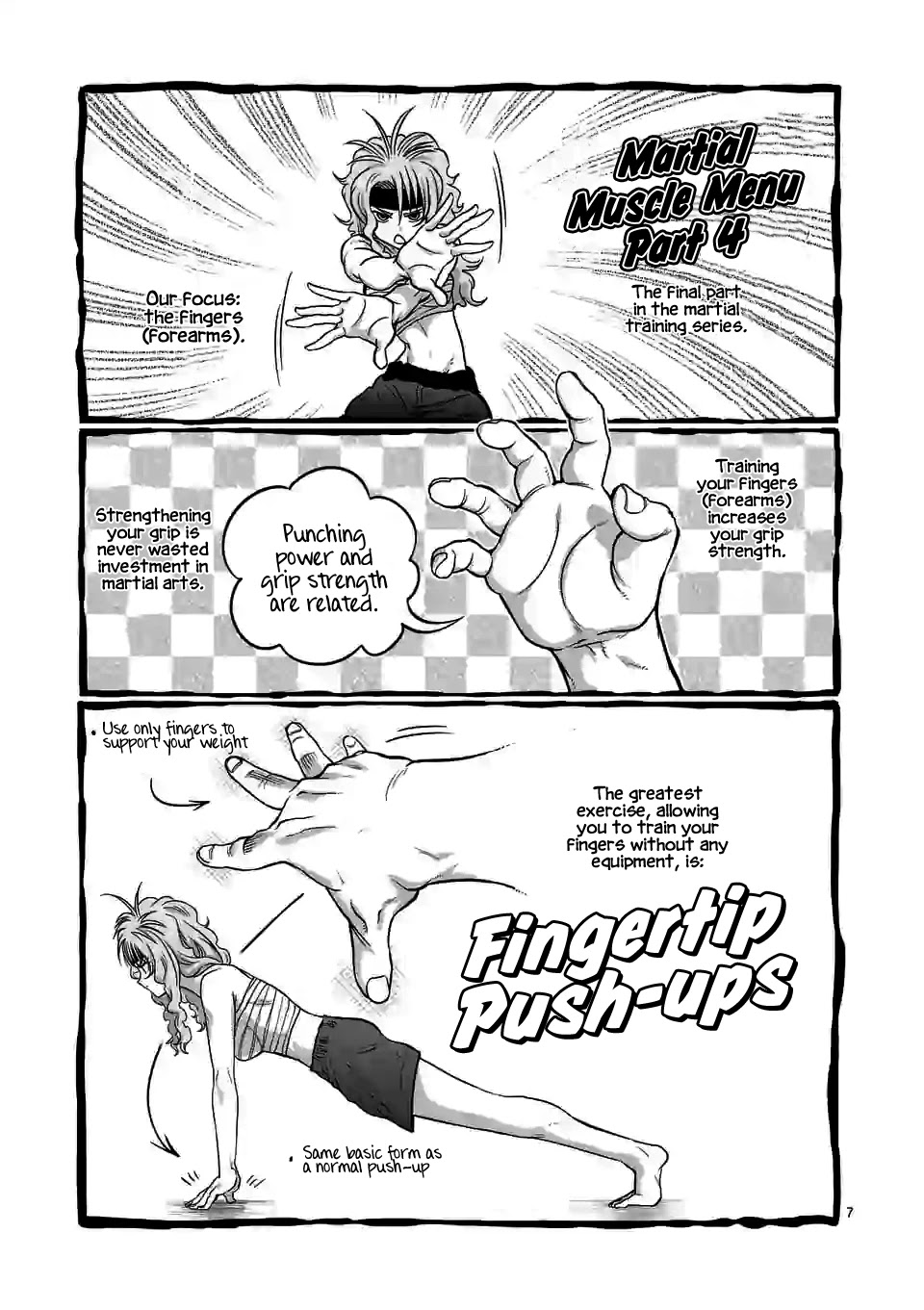Danberu nan kiro moteru? Chapter 115 page 8 - Chapter 115: Martial Muscle Menu Forearms