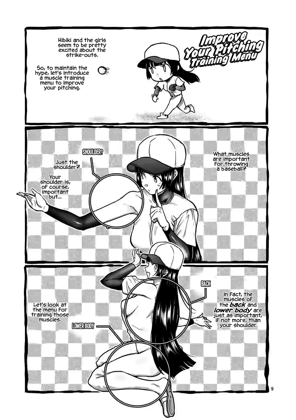 Danberu nan kiro moteru? Chapter 117 page 10 - Chapter 117: Pitching Training