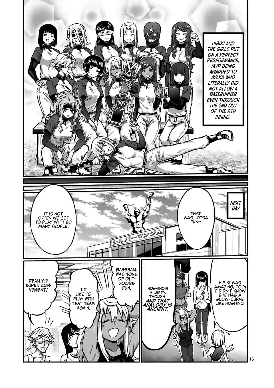 Danberu nan kiro moteru? Chapter 117 page 16 - Chapter 117: Pitching Training