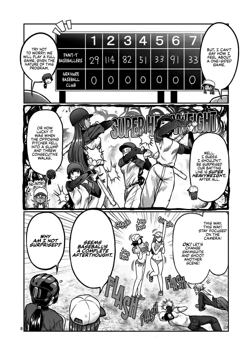 Danberu nan kiro moteru? Chapter 117 page 9 - Chapter 117: Pitching Training