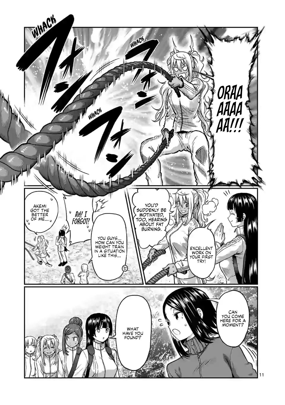 Danberu nan kiro moteru? Chapter 121 page 12 - Chapter 121: Battle Rope