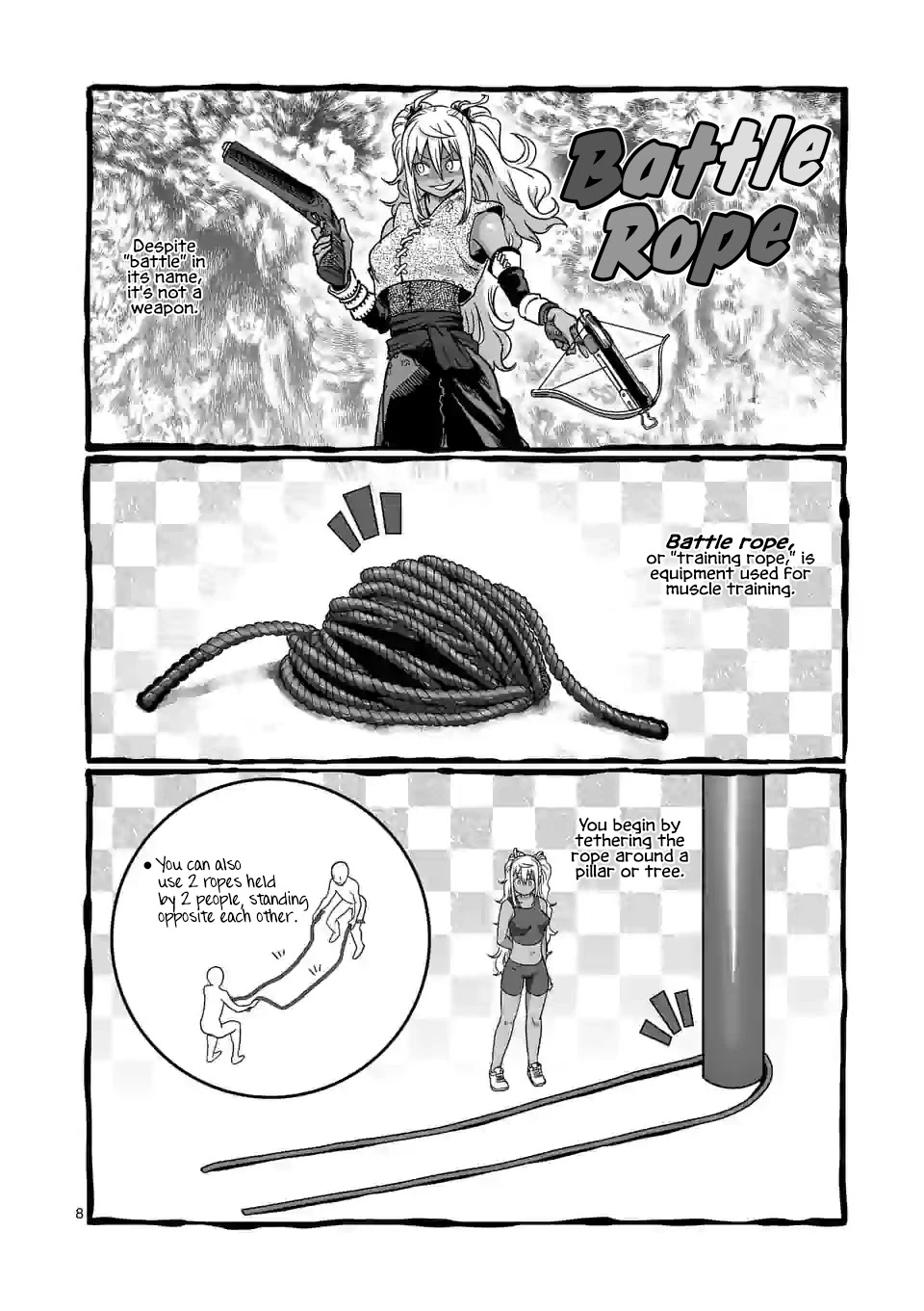 Danberu nan kiro moteru? Chapter 121 page 9 - Chapter 121: Battle Rope