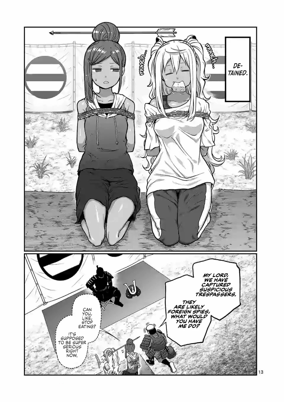 Danberu nan kiro moteru? Chapter 124 page 14 - Chapter 124: Muscles & Resting