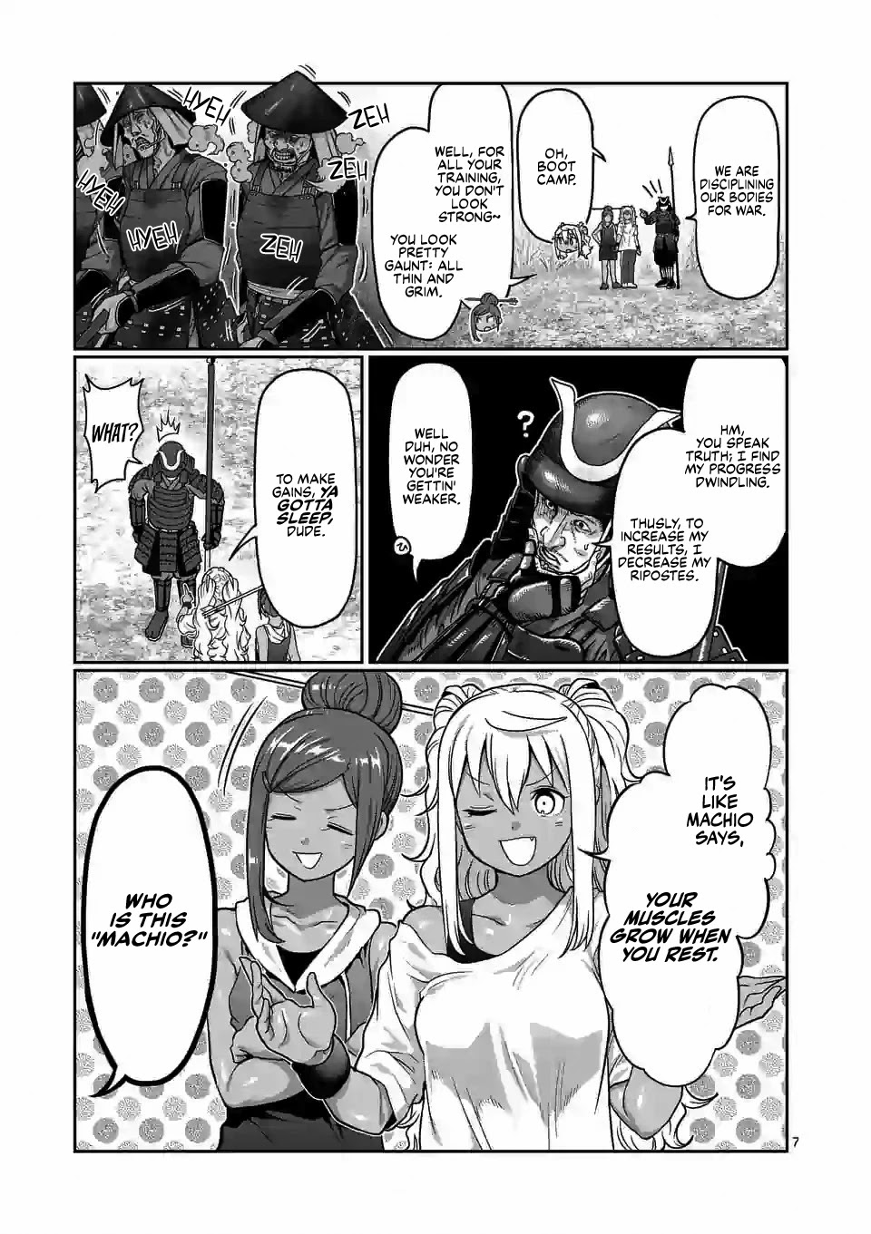 Danberu nan kiro moteru? Chapter 124 page 8 - Chapter 124: Muscles & Resting
