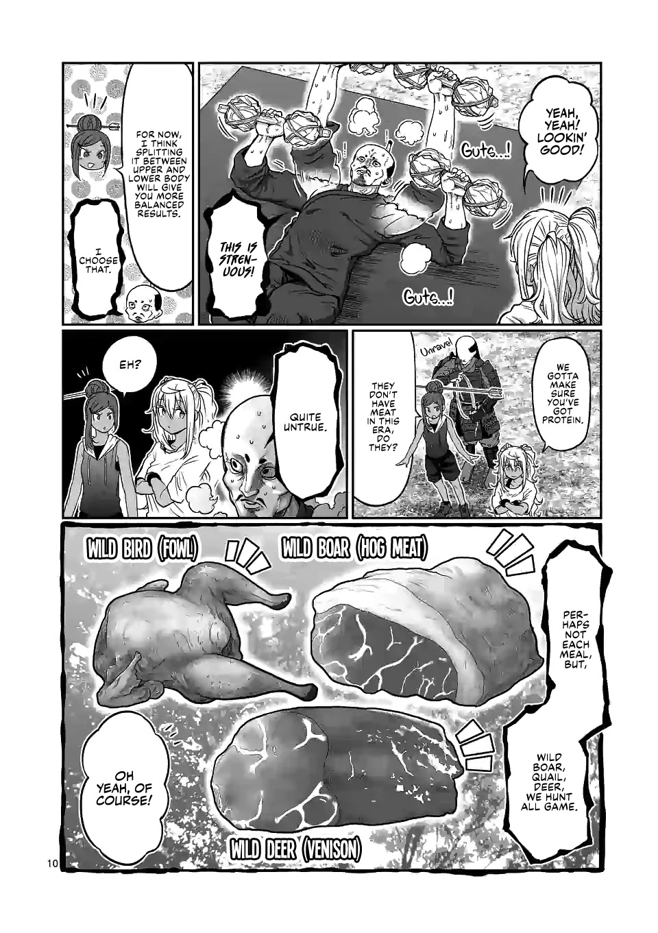 Danberu nan kiro moteru? Chapter 125 page 11 - Chapter 125: Dumbbell Floor Press