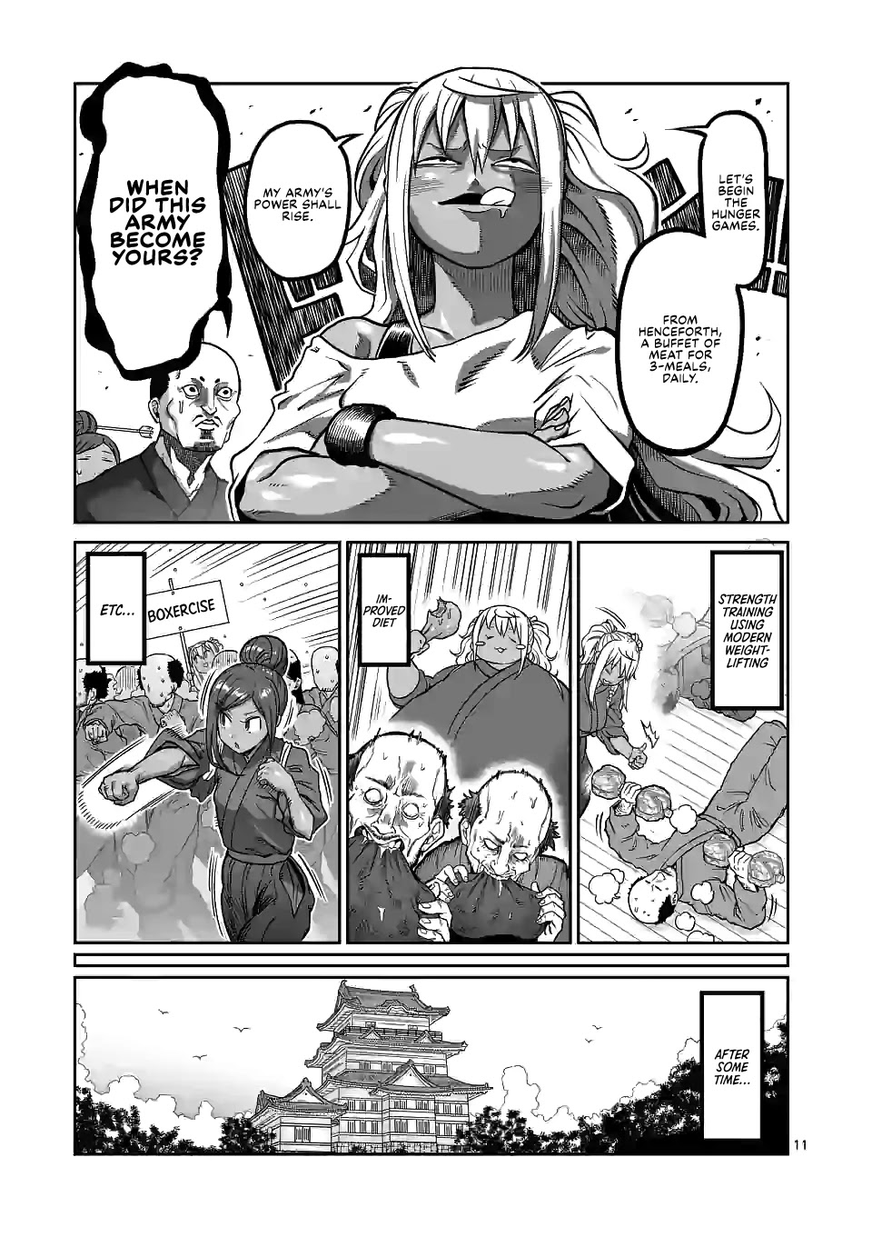 Danberu nan kiro moteru? Chapter 125 page 12 - Chapter 125: Dumbbell Floor Press
