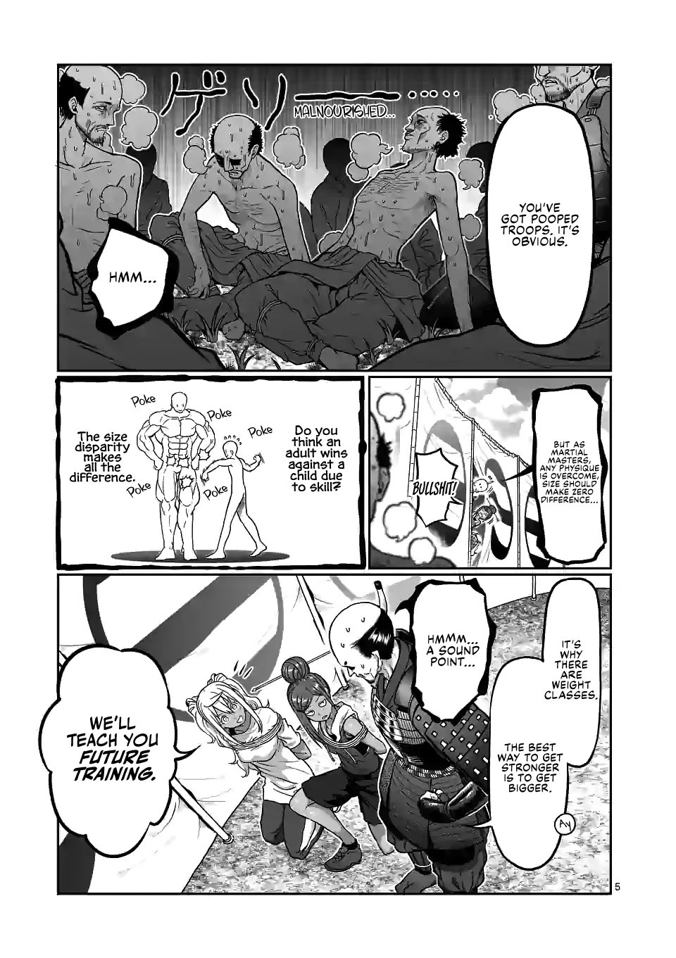 Danberu nan kiro moteru? Chapter 125 page 6 - Chapter 125: Dumbbell Floor Press