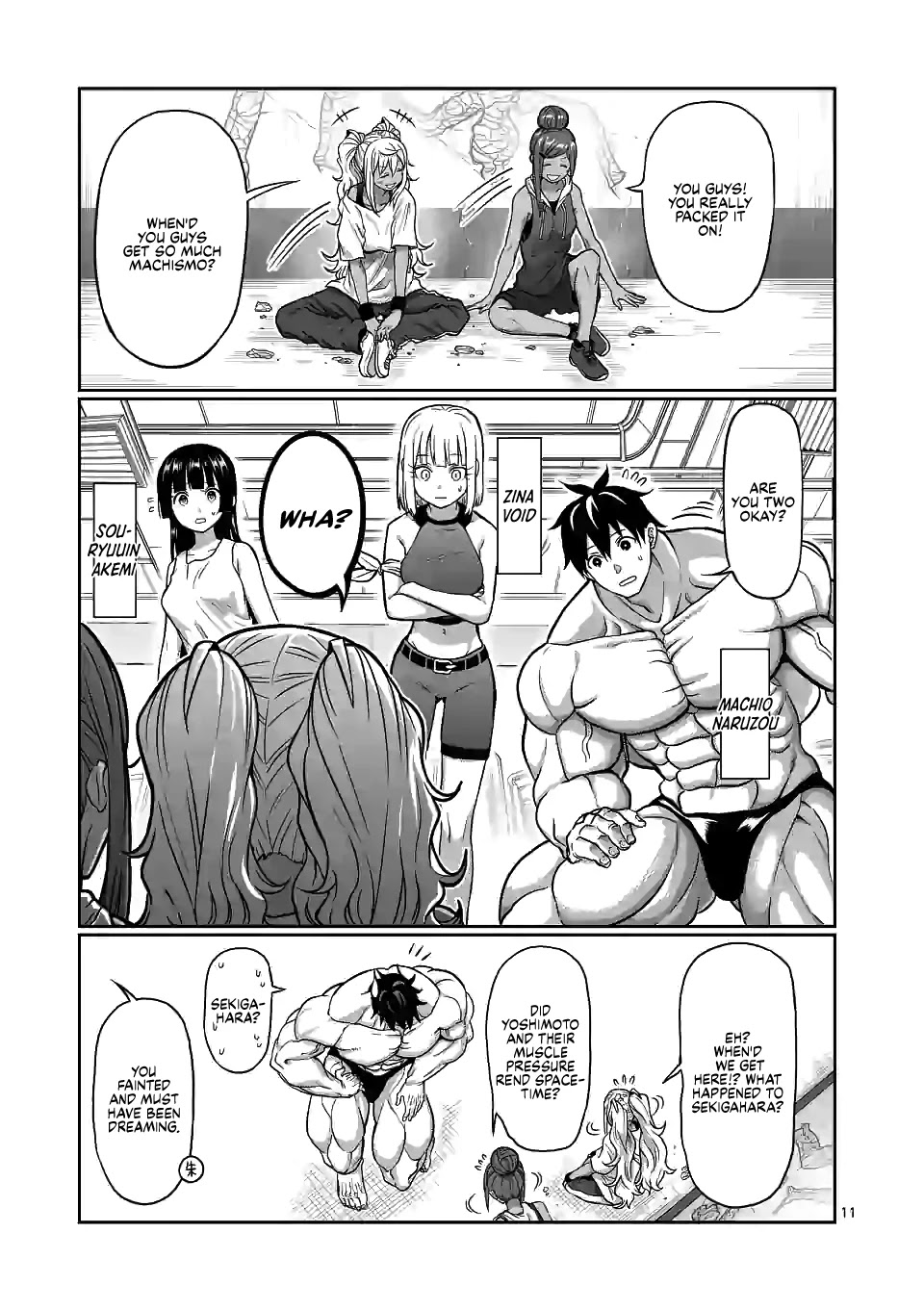 Danberu nan kiro moteru? Chapter 127 page 12 - Chapter 127: Powerlifting
