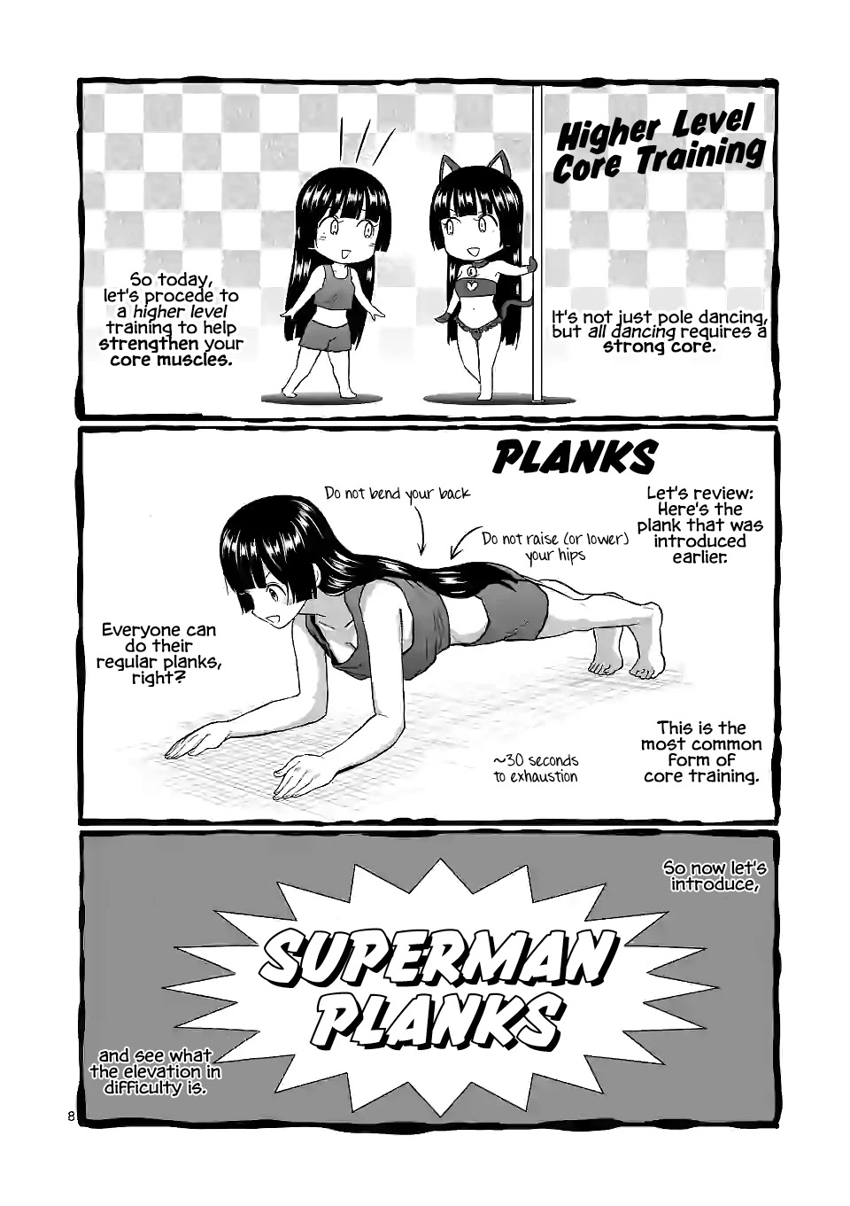 Danberu nan kiro moteru? Chapter 128 page 9 - Chapter 128: Superman Plank