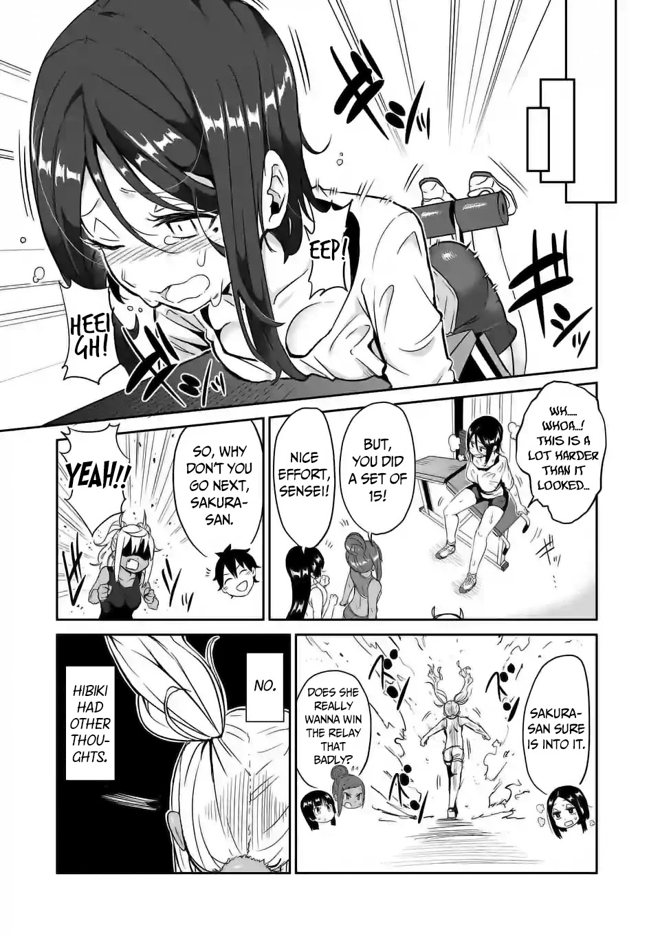 Danberu nan kiro moteru? Chapter 13 page 12 - Chapter 13: Leg Curl