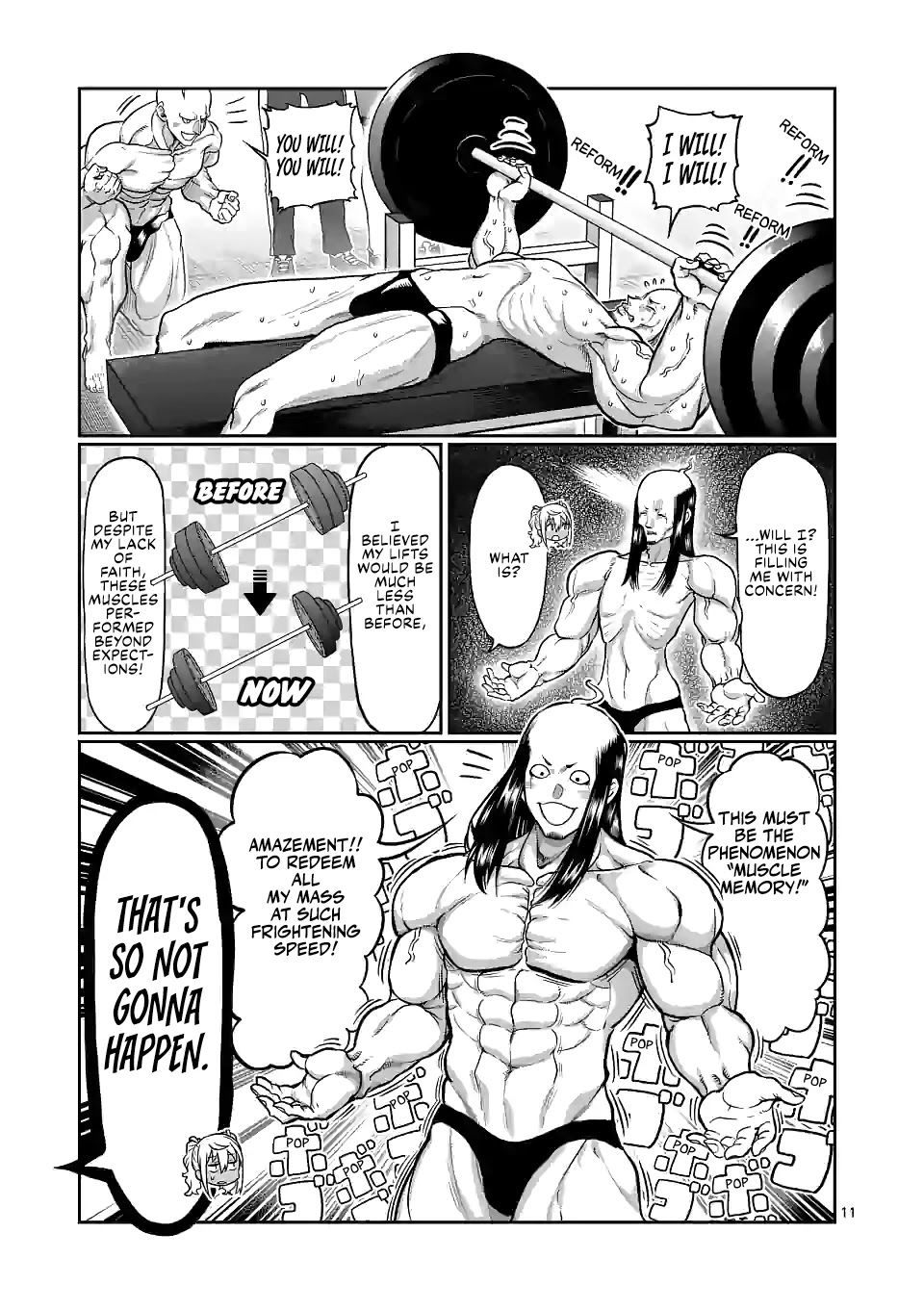 Danberu nan kiro moteru? Chapter 130 page 12 - Chapter 130: Muscle Memory