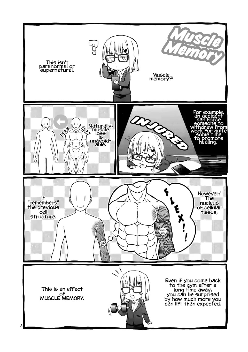 Danberu nan kiro moteru? Chapter 130 page 9 - Chapter 130: Muscle Memory