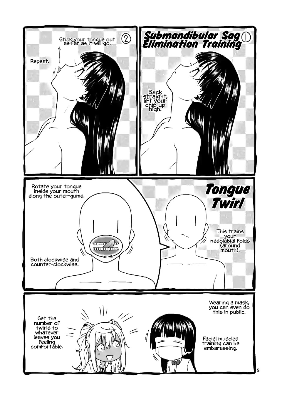 Danberu nan kiro moteru? Chapter 133 page 10 - Chapter 133: Facial Muscle Training
