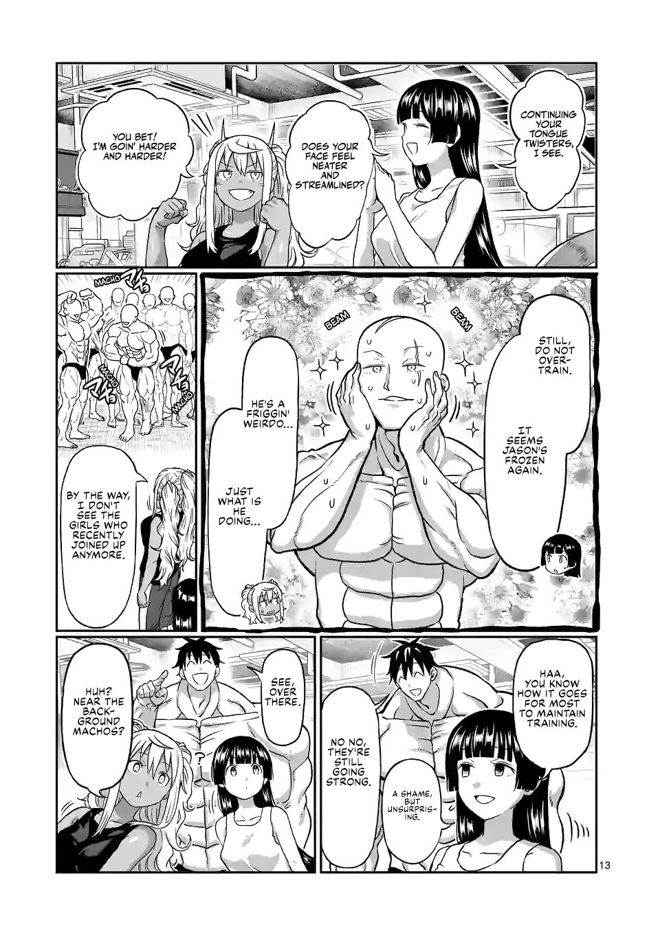 Danberu nan kiro moteru? Chapter 133 page 14 - Chapter 133: Facial Muscle Training