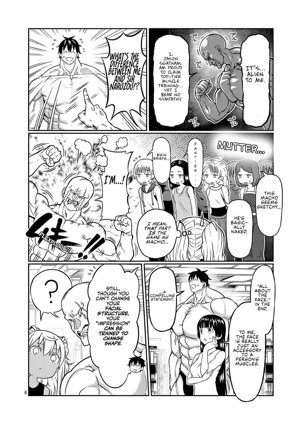 Danberu nan kiro moteru? Chapter 133 page 7 - Chapter 133: Facial Muscle Training