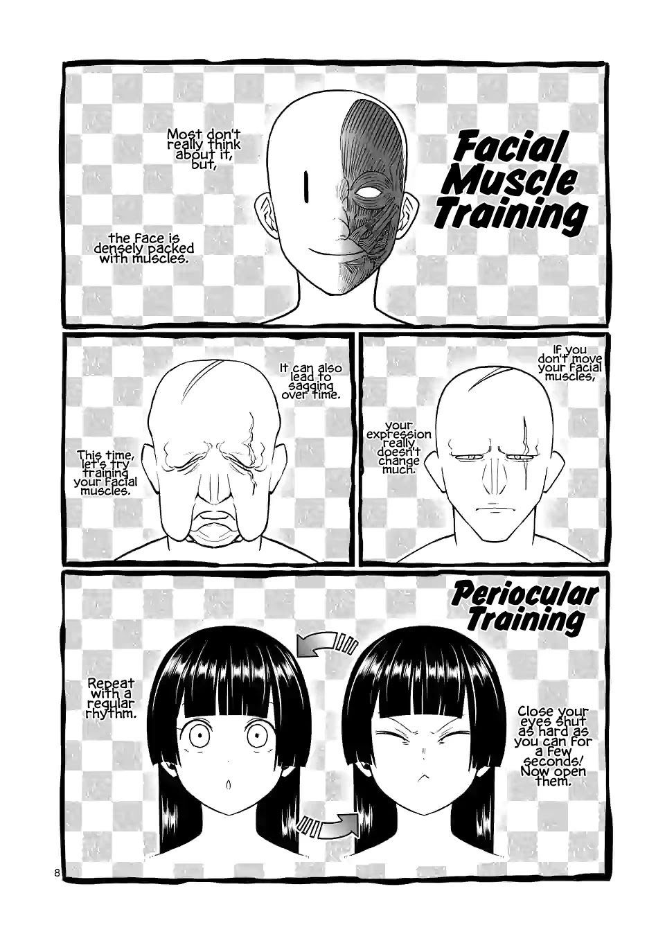 Danberu nan kiro moteru? Chapter 133 page 9 - Chapter 133: Facial Muscle Training
