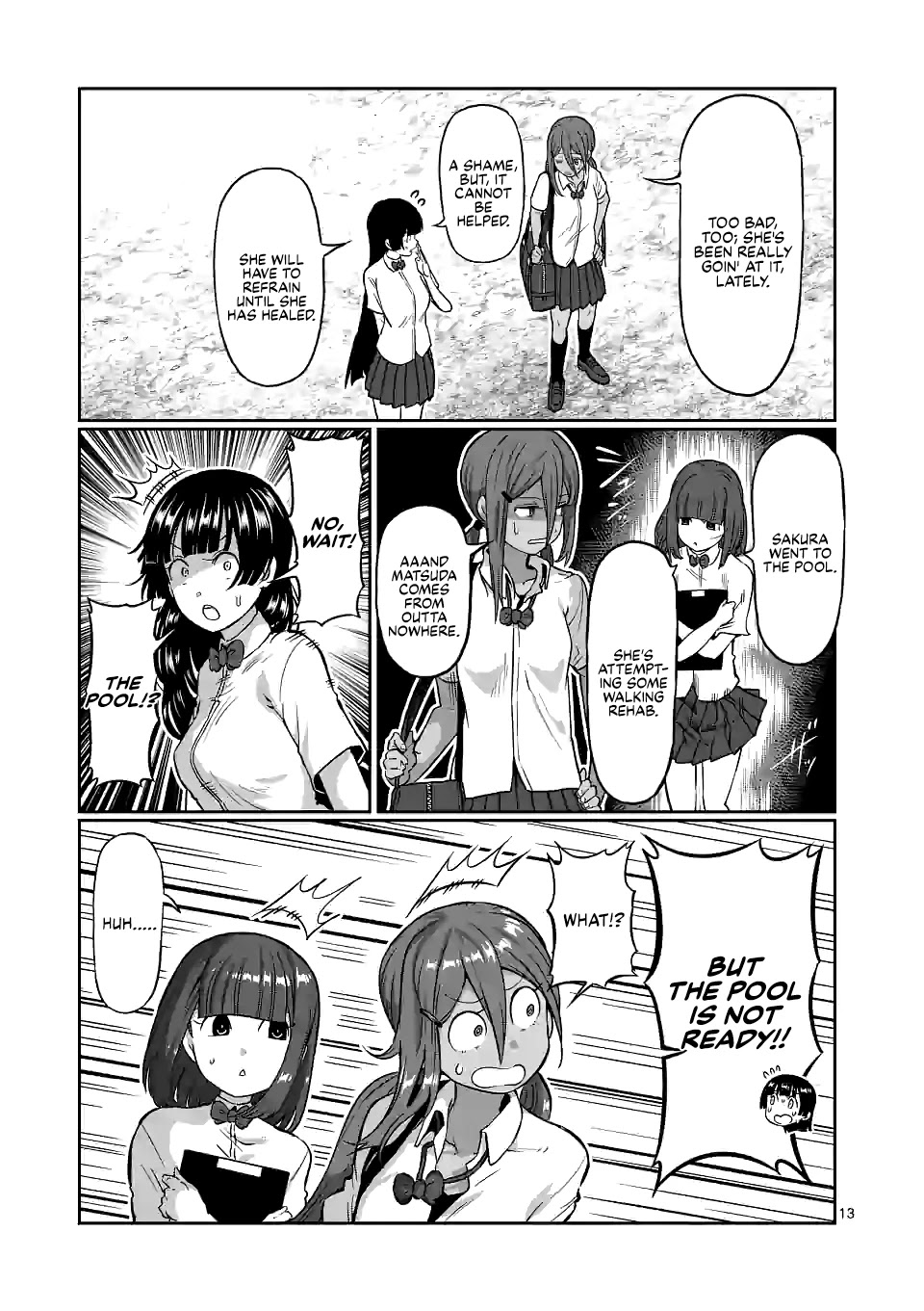 Danberu nan kiro moteru? Chapter 134 page 14 - Chapter 134: Underwater Walking