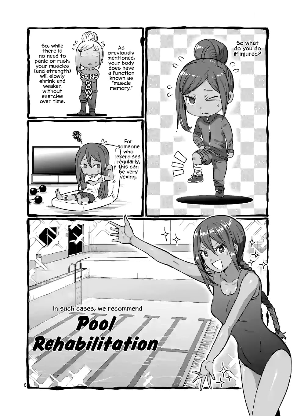 Danberu nan kiro moteru? Chapter 134 page 9 - Chapter 134: Underwater Walking