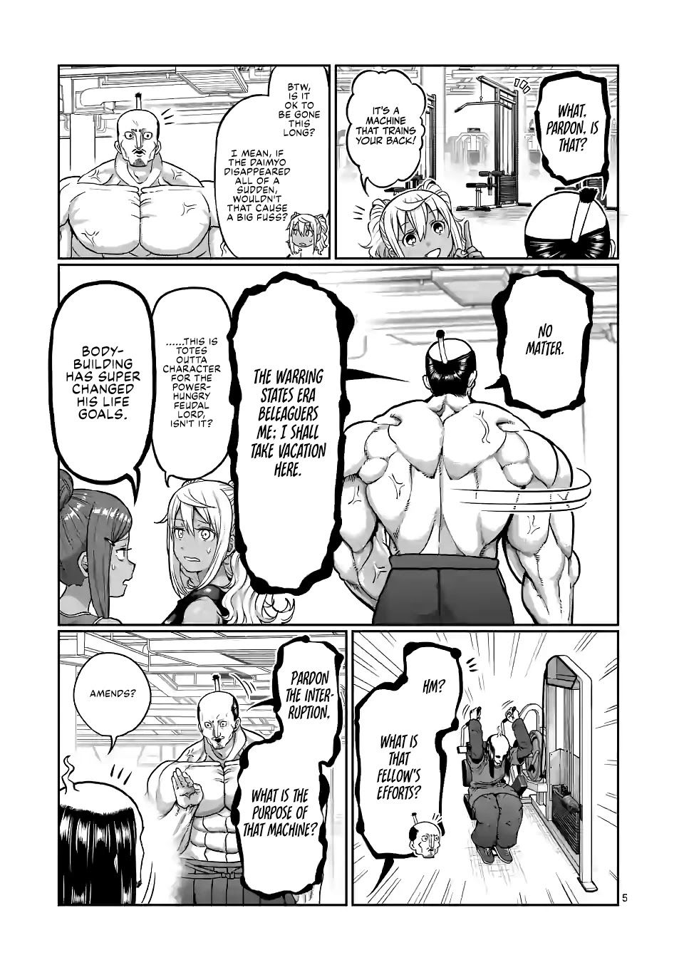 Danberu nan kiro moteru? Chapter 137 page 6 - Chapter 137: Abdominal Machine