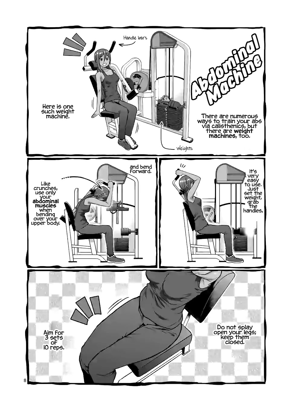 Danberu nan kiro moteru? Chapter 137 page 9 - Chapter 137: Abdominal Machine