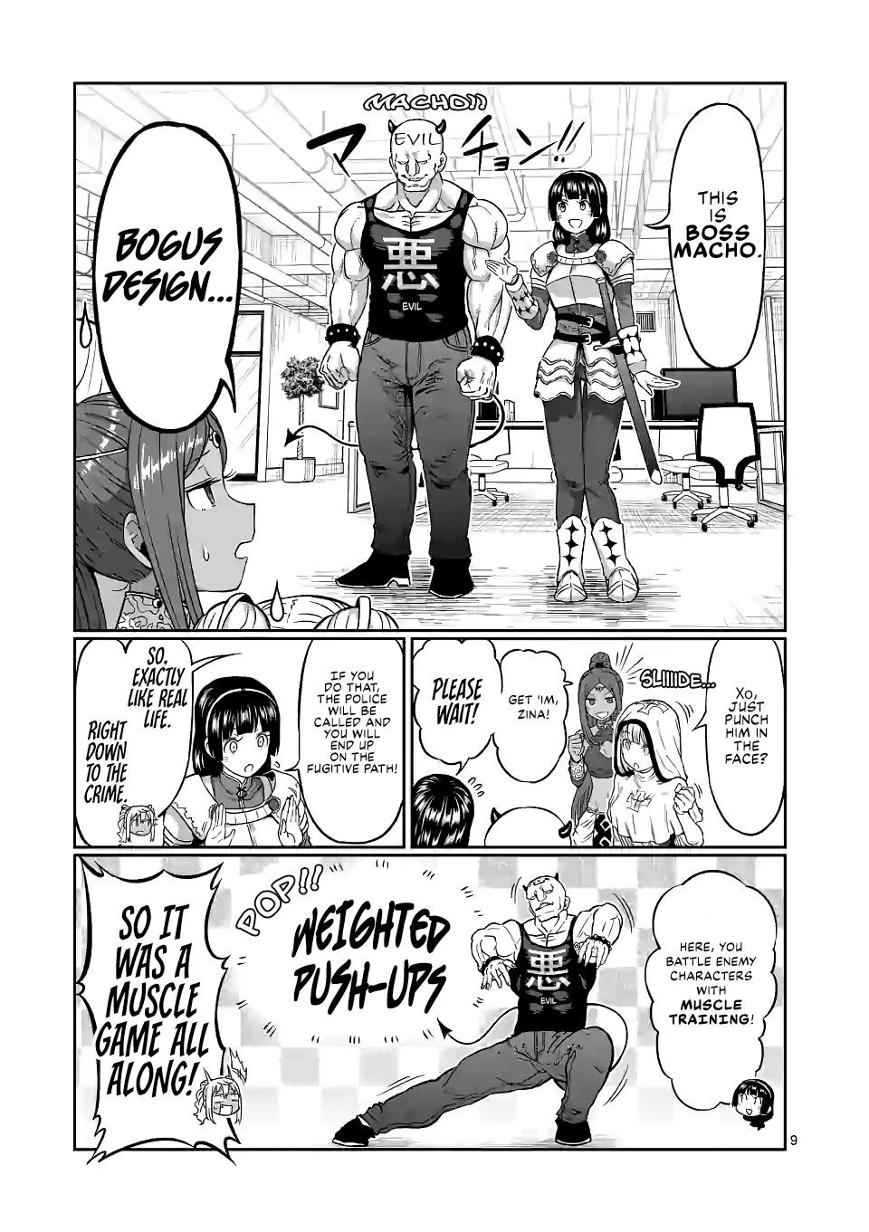 Danberu nan kiro moteru? Chapter 139 page 10 - Chapter 139: Weighted Push Ups