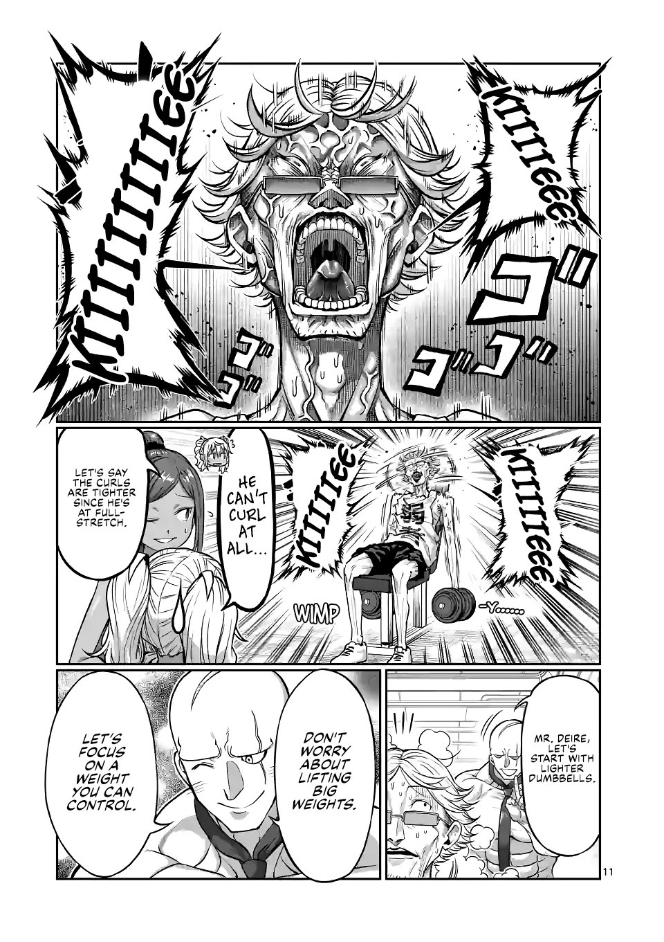 Danberu nan kiro moteru? Chapter 145 page 12 - Chapter 145: Incline Arm Curl