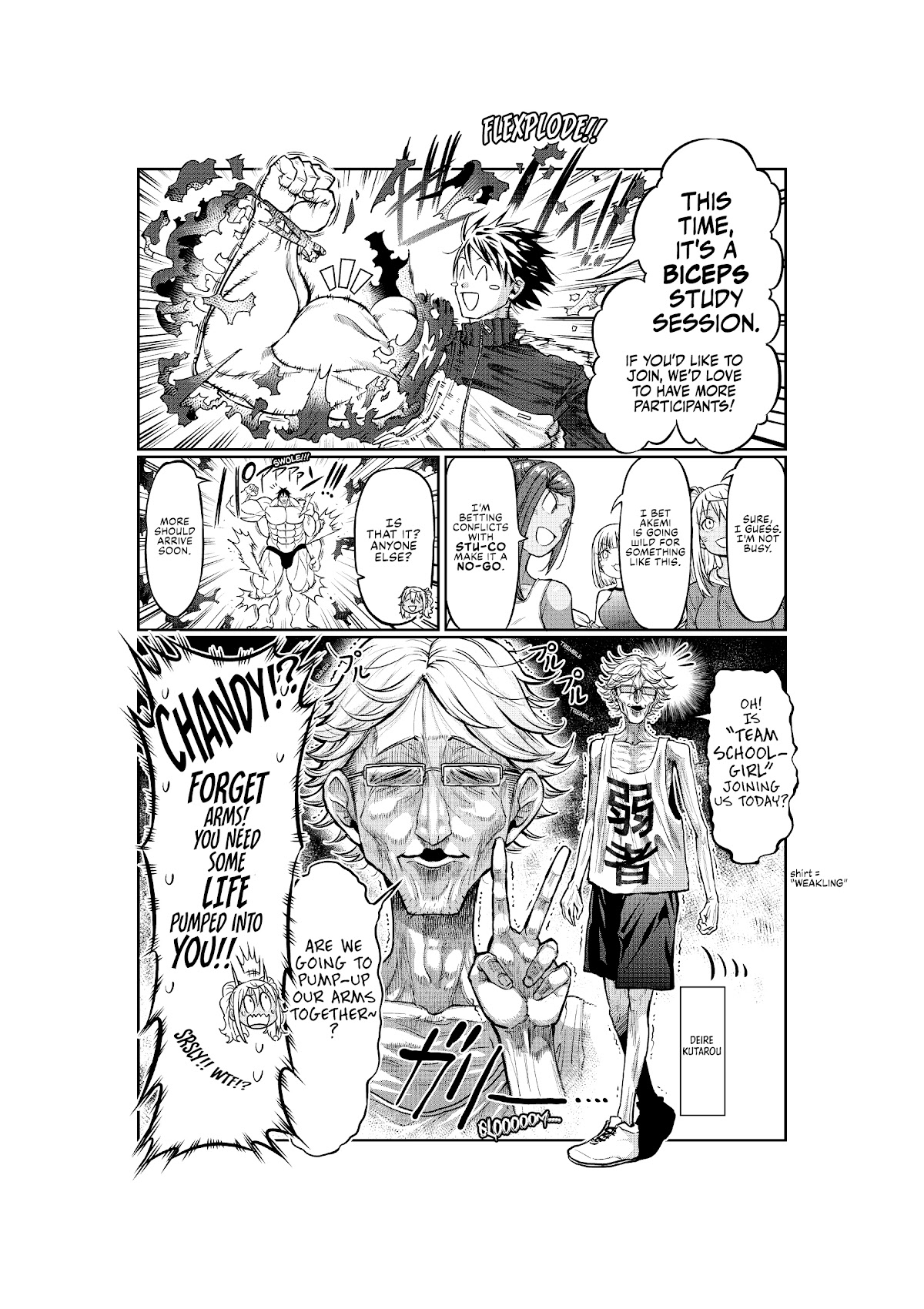 Danberu nan kiro moteru? Chapter 145 page 3 - Chapter 145: Incline Arm Curl