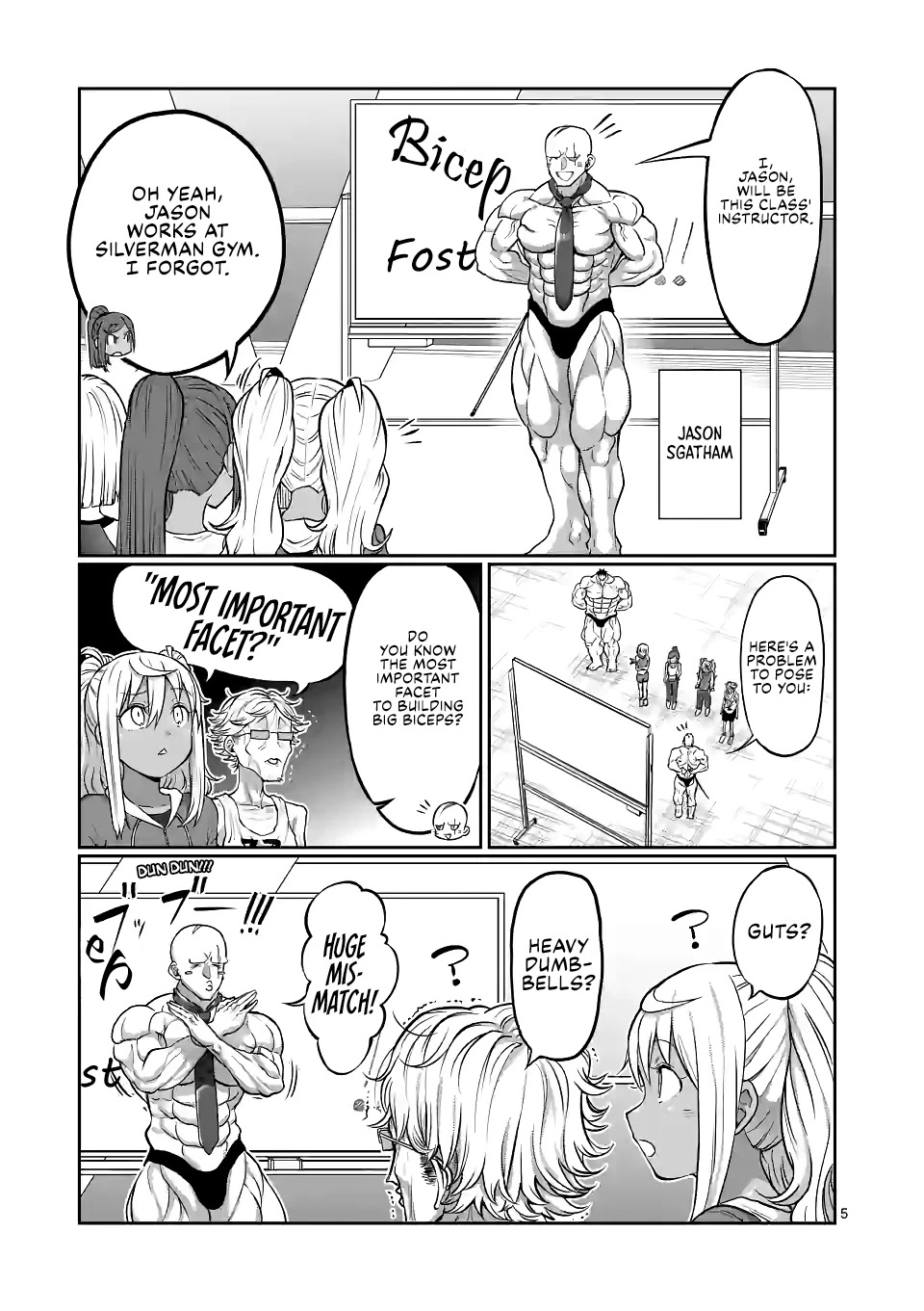 Danberu nan kiro moteru? Chapter 145 page 6 - Chapter 145: Incline Arm Curl