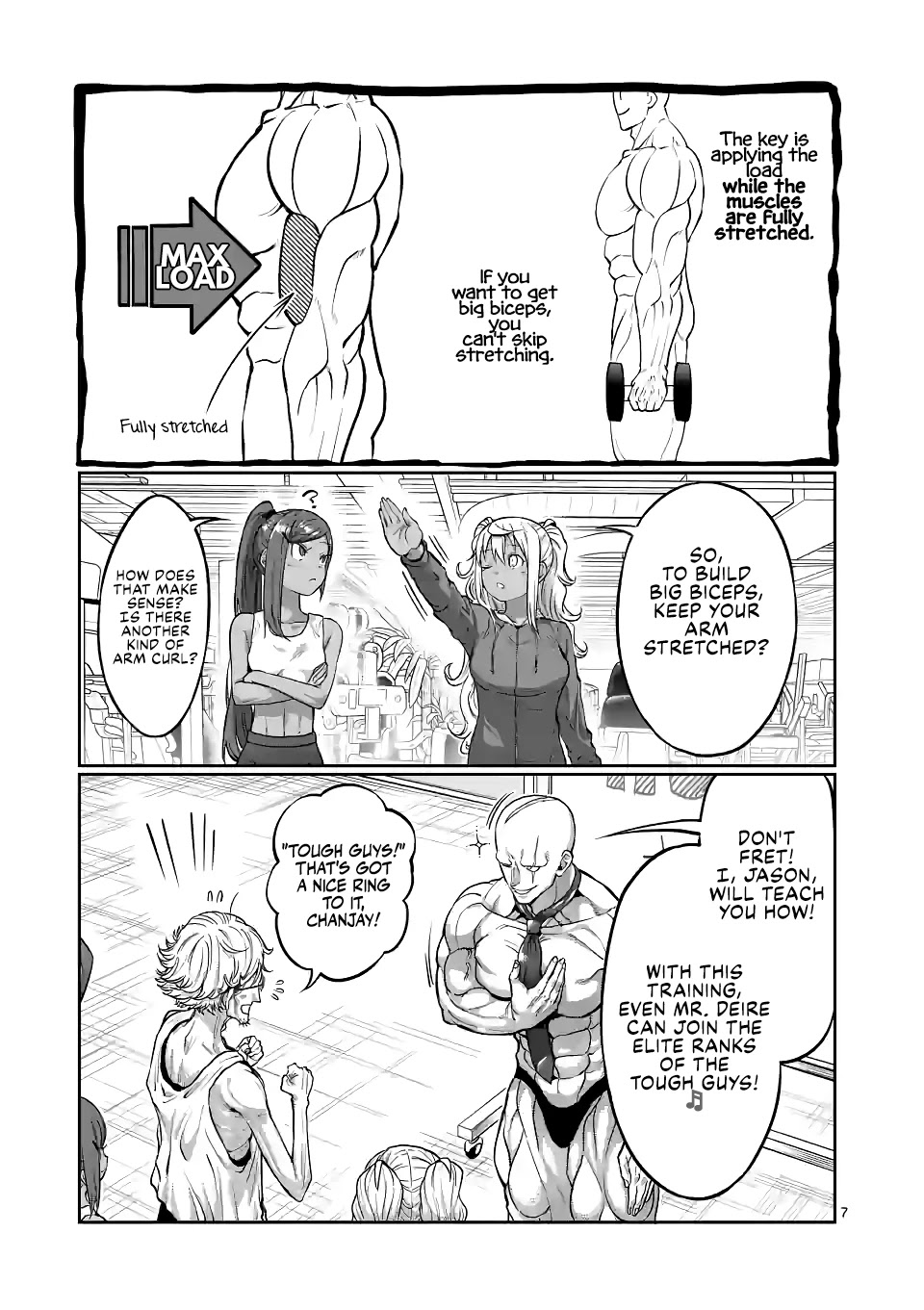 Danberu nan kiro moteru? Chapter 145 page 8 - Chapter 145: Incline Arm Curl