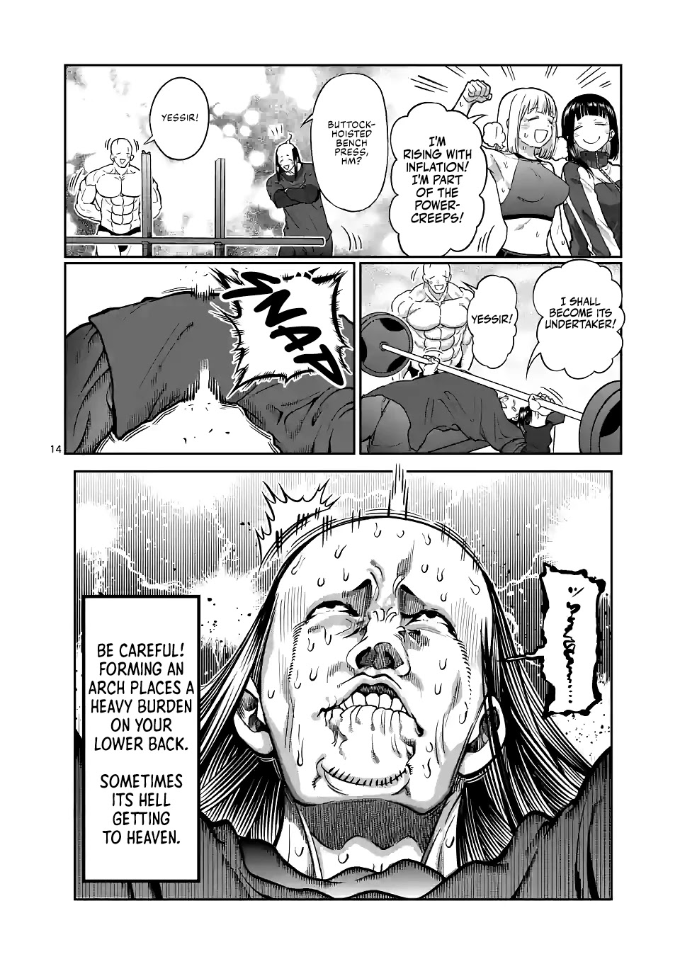 Danberu nan kiro moteru? Chapter 147 page 15 - Chapter 147: Butt Raised Bench Press