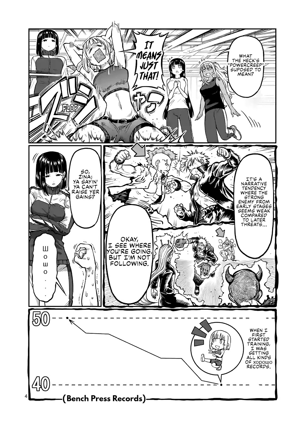Danberu nan kiro moteru? Chapter 147 page 5 - Chapter 147: Butt Raised Bench Press