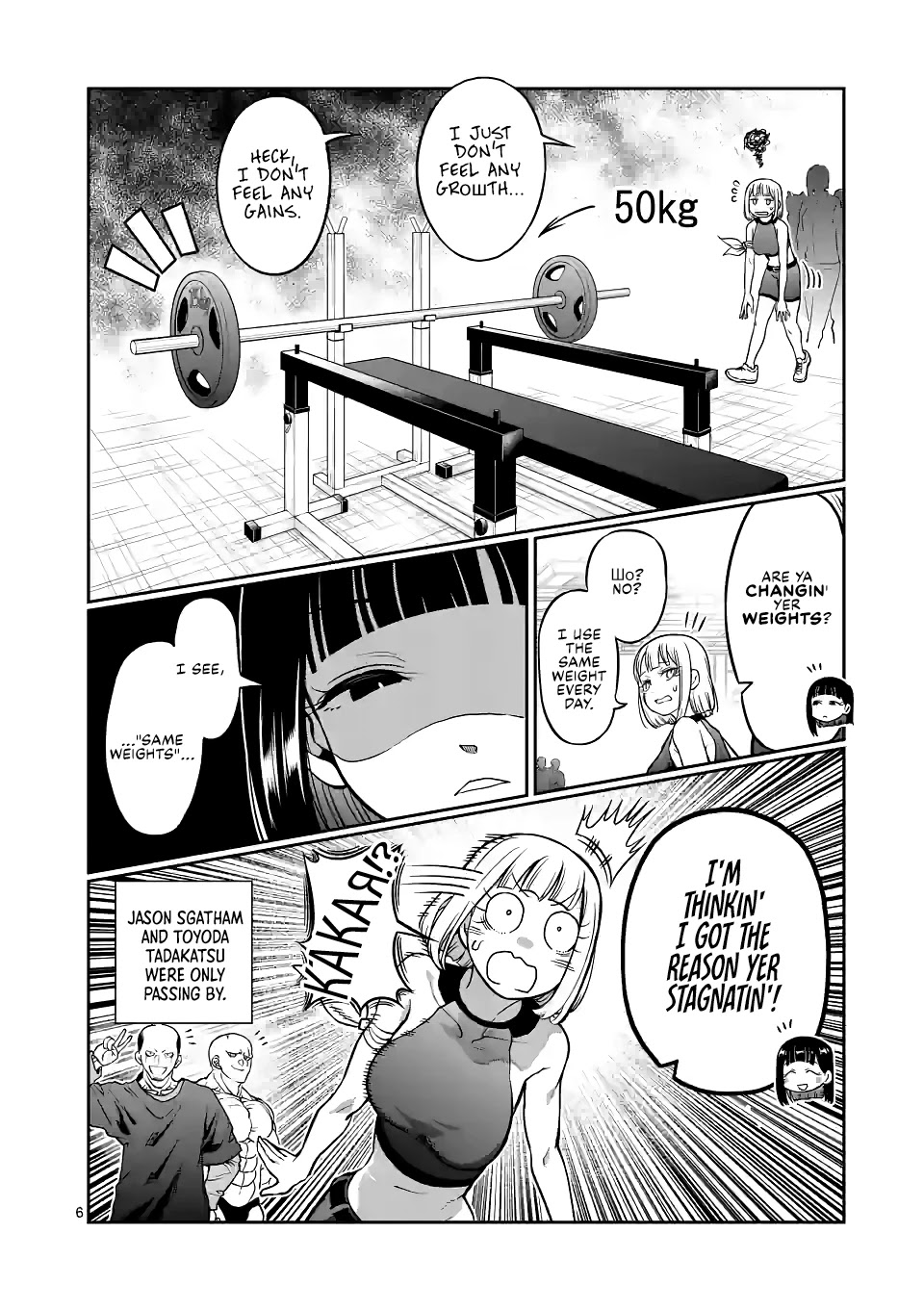 Danberu nan kiro moteru? Chapter 147 page 7 - Chapter 147: Butt Raised Bench Press
