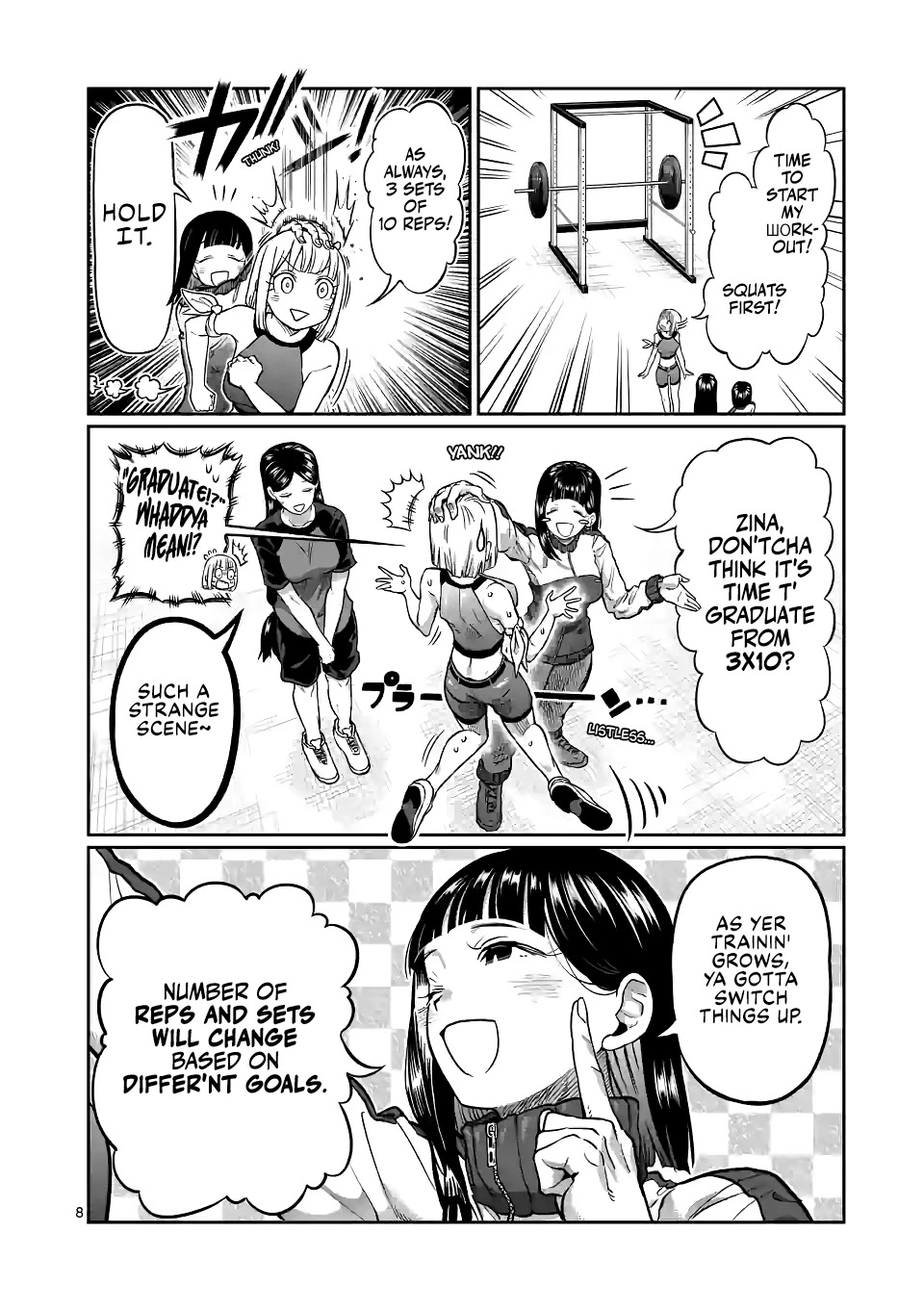 Danberu nan kiro moteru? Chapter 149 page 9 - Chapter 149: 5x5 Training