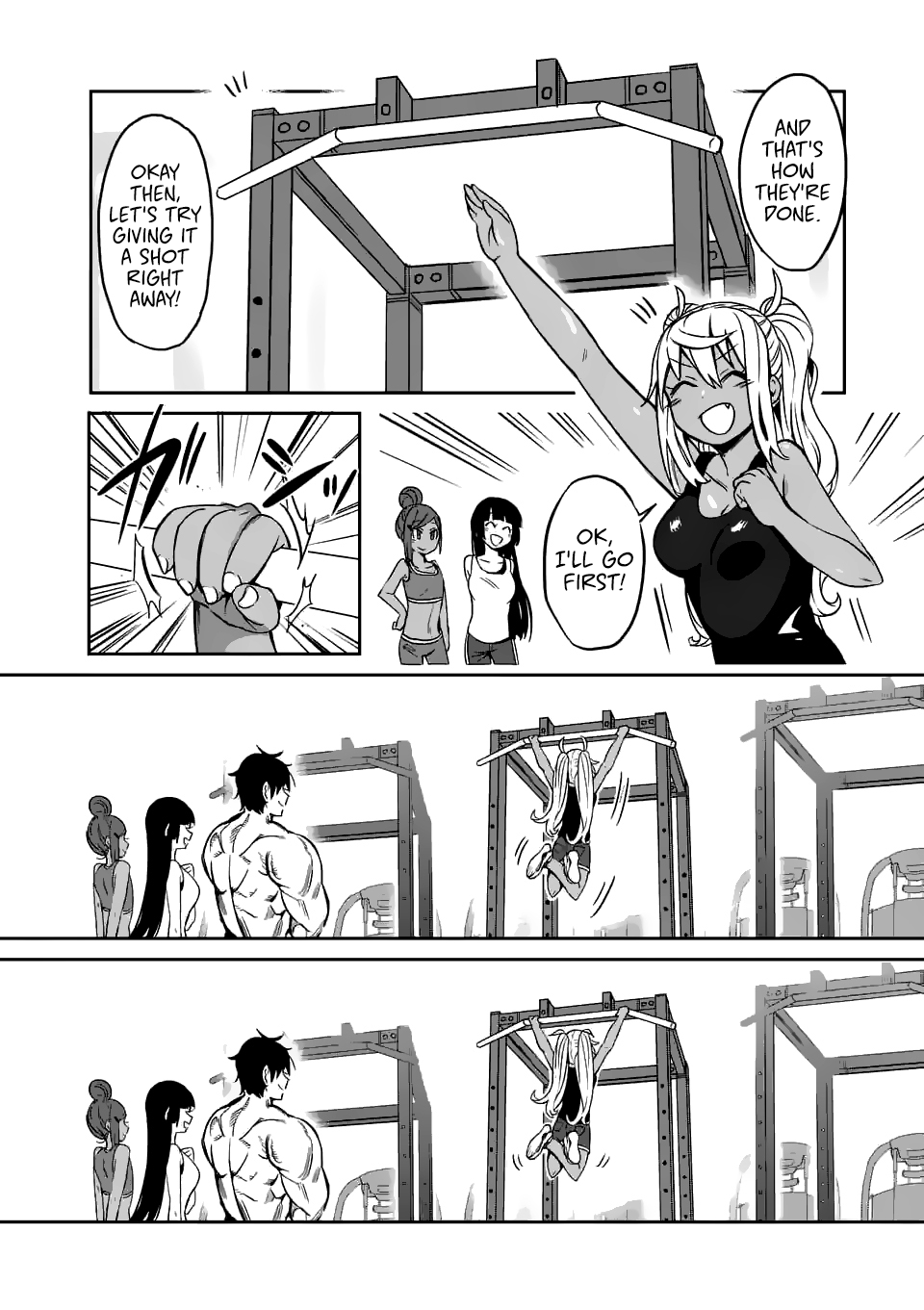 Danberu nan kiro moteru? Chapter 15 page 12 - Chapter 15: Chinning