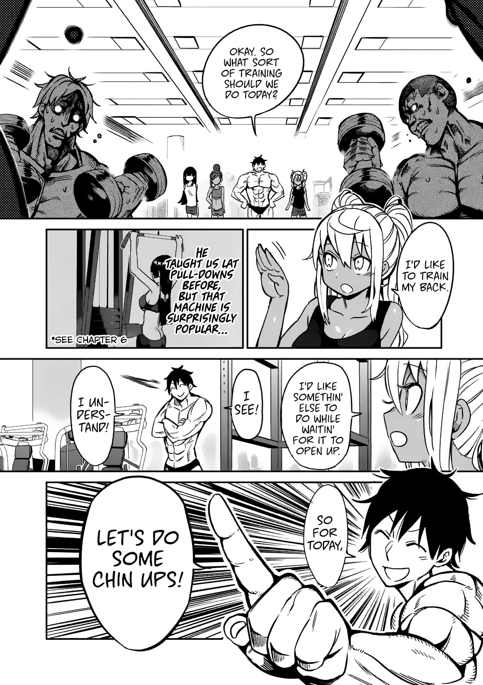 Danberu nan kiro moteru? Chapter 15 page 8 - Chapter 15: Chinning