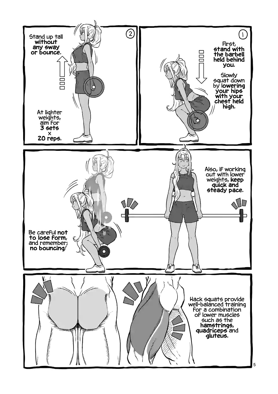 Danberu nan kiro moteru? Chapter 157 page 6 - Chapter 157: Hack Squats
