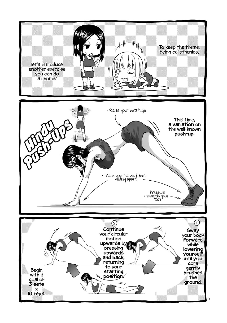 Danberu nan kiro moteru? Chapter 159 page 10 - Chapter 159: Hindu Pushup