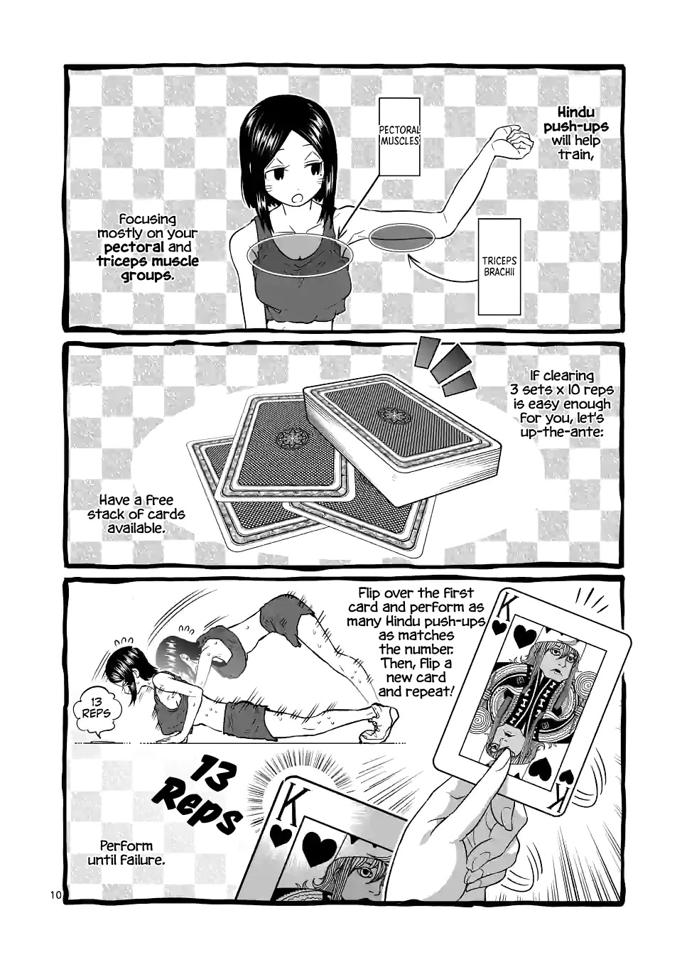 Danberu nan kiro moteru? Chapter 159 page 11 - Chapter 159: Hindu Pushup