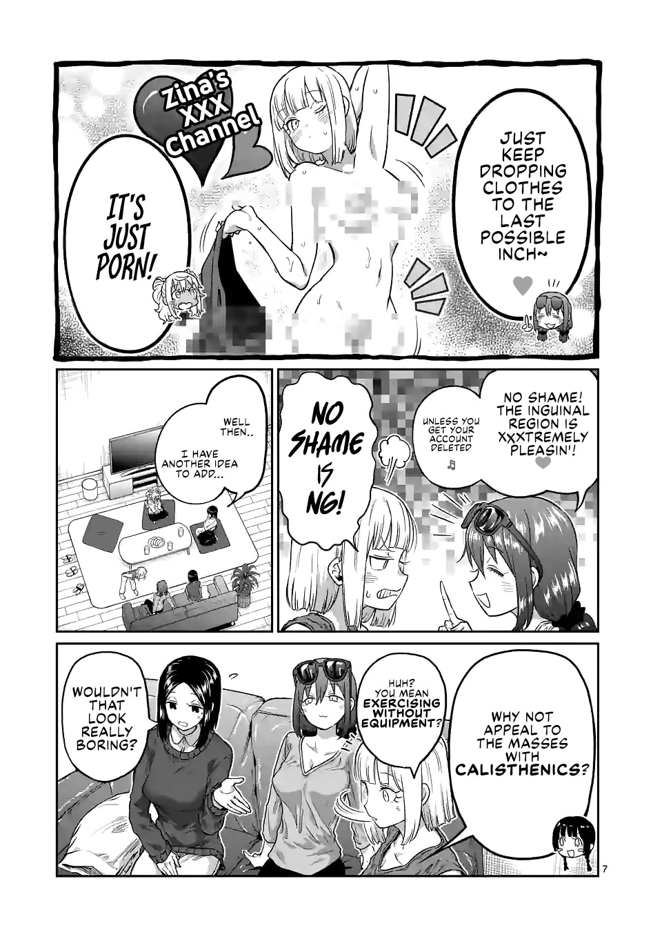 Danberu nan kiro moteru? Chapter 159 page 8 - Chapter 159: Hindu Pushup