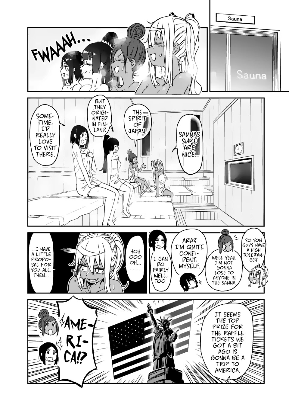 Danberu nan kiro moteru? Chapter 16 page 12 - Chapter 16: Sauna