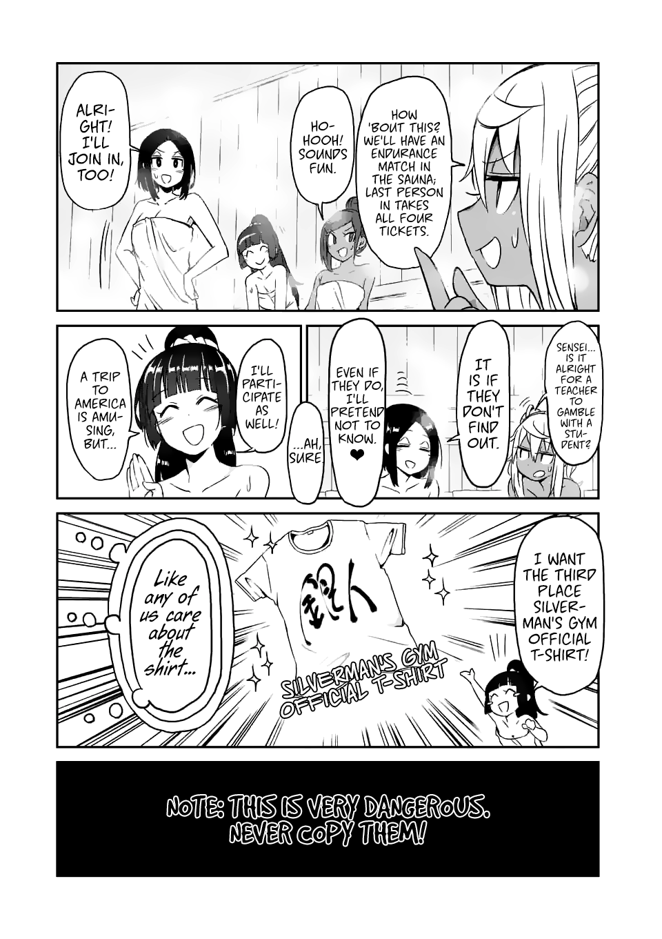Danberu nan kiro moteru? Chapter 16 page 13 - Chapter 16: Sauna