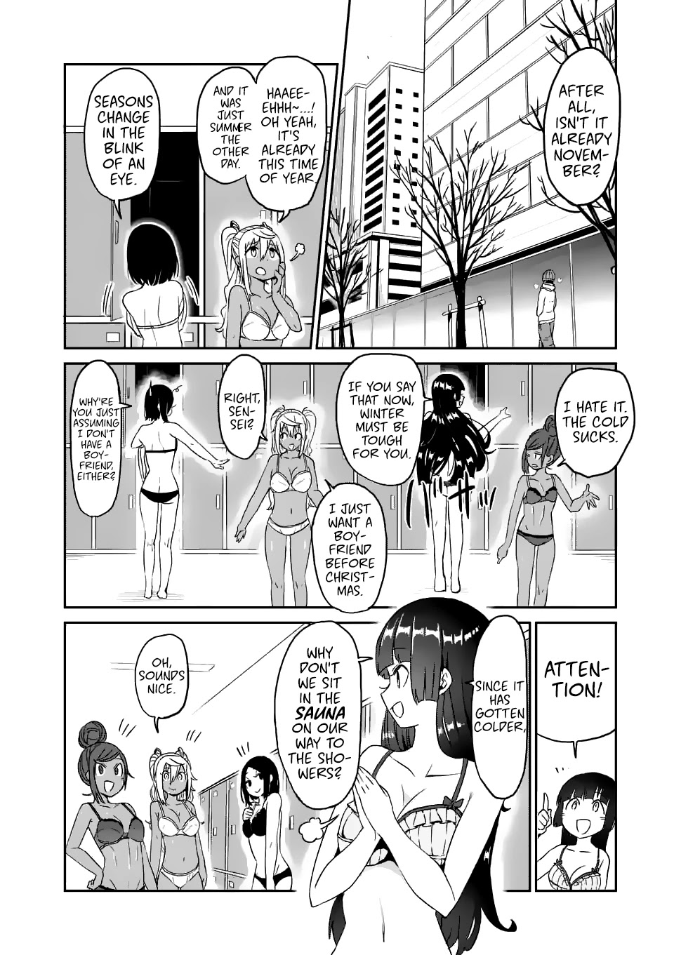 Danberu nan kiro moteru? Chapter 16 page 8 - Chapter 16: Sauna